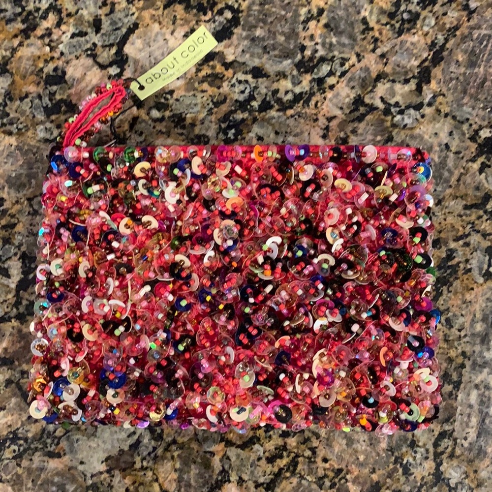 About Color Handbag NWT